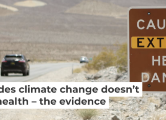 Rising global temperatures are increasing the risk of heat stroke on hot days, among many other human harms. Ronda Churchill/AFP via Getty Images